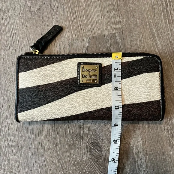 Dooney & Bourke Zebra Print Crossbody Bag with Red Accents - Picture 6 of 11